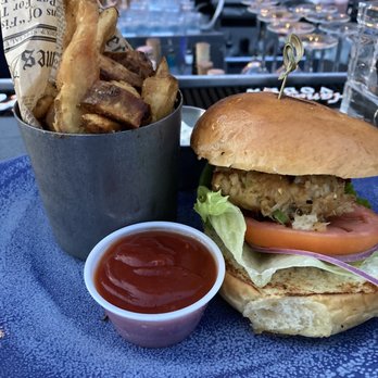 The Point - Crab cake sandwich w/fries - Salad Near Me - Washington, DC, District of Columbia The Point - Crab cake sandwich w/fries - Salad Near Me - Washington, DC, District of Columbia