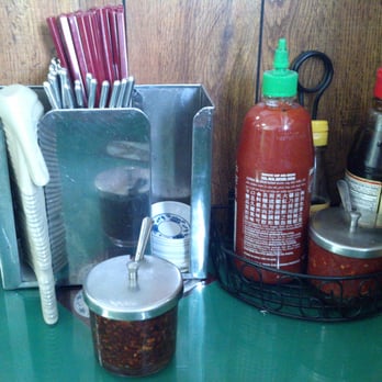 Pho King - table condiments - Vietnamese Near Me - Oakland, California