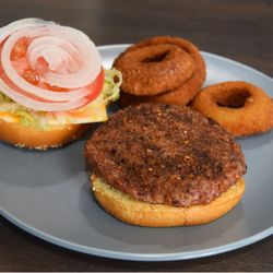 Legacy Meat - Final product with some rings on the side
