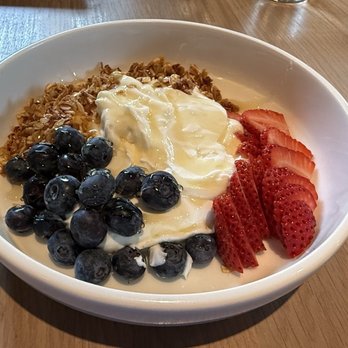 Crush'd Wine Bar Kitchen - Homemade Granola bowl - New American Near Me - Danville, California Crush'd Wine Bar Kitchen - Homemade Granola bowl - New American Near Me - Danville, California