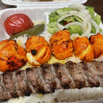 Mediterranean Grill - Chicken and Ground Beef Combo - Mediterranean Near Me - Pasadena, California Mediterranean Grill - Chicken and Ground Beef Combo - Mediterranean Near Me - Pasadena, California