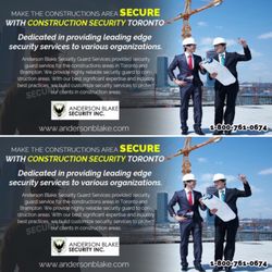 Anderson Blake Security - We provide security for Events construction mobile response residential commercial