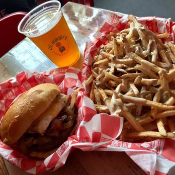 Lil Woody's - Beer for scale - Burgers Near Me - Seattle, Washington Lil Woody's - Beer for scale - Burgers Near Me - Seattle, Washington