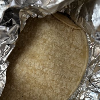 Maya Halal Taqueria - Two homemade corn tortillas to go with the beans and rice - Mexican Near Me - Union City, California