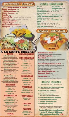 Menu photo 5 El Camino Real F.P. Three Rivers, MI Menu photo 5 El Camino Real F.P. Three Rivers, MI