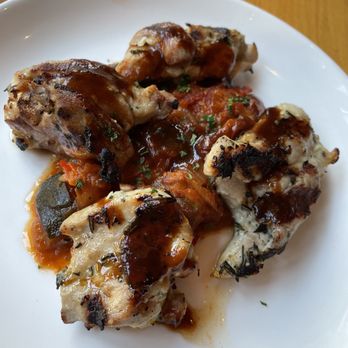 Jaleo - This was one of their chicken dishes, made with zucchini and tomato sauce. One of the larger dishes and again, cooked very nicely - Spanish Near Me - Washington, DC, District of Columbia