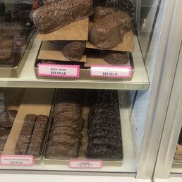a variety of chocolates