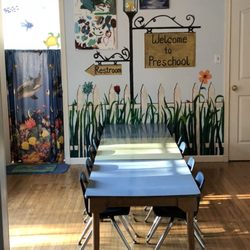 Sharon's Preschool - This is our Classroom where we do our activities and enjoy our snacks.