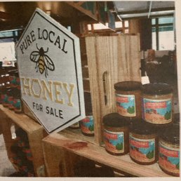 Selling local honey! Selling local honey!