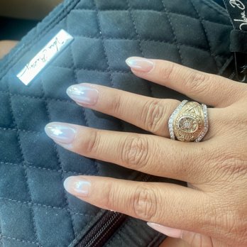 Deluxe Nails & Spa - Neutral almond chrome nails - Nail Salons Near Me - Fort Worth, Texas Deluxe Nails & Spa - Neutral almond chrome nails - Nail Salons Near Me - Fort Worth, Texas