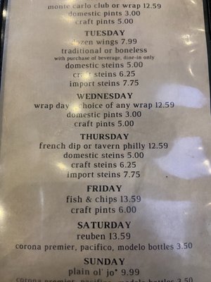 Menu photo 6 Vine Tavern & Eatery Phoenix, AZ