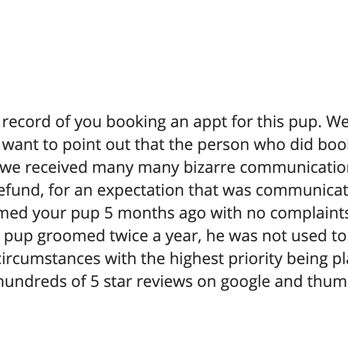 Noma Pet Services - Response from business owner. - Pet Groomers Near Me - Washington, DC, District of Columbia