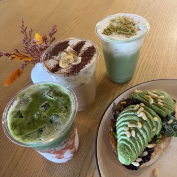Miracle Coffee & Breakfast - - Pistachio Vanilla Matcha - Banana Bliss Latte - Strawberry Matcha Latte - Avocado Toast - Coffee & Tea Near Me - Huntington Beach, California Miracle Coffee & Breakfast - - Pistachio Vanilla Matcha - Banana Bliss Latte - Strawberry Matcha Latte - Avocado Toast - Coffee & Tea Near Me - Huntington Beach, California
