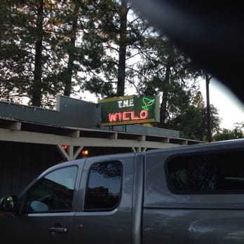 The Willo - Photo of old neon sign out front on Hwy 49 - Steakhouses Near Me - Nevada City, California