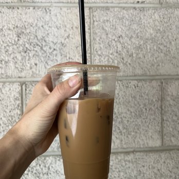 Brews on 7th - Medium Van Halen with oat milk - Coffee & Tea Near Me - Sandy, Utah