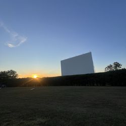 Bourbon Drive In Theatre - Movie screen
