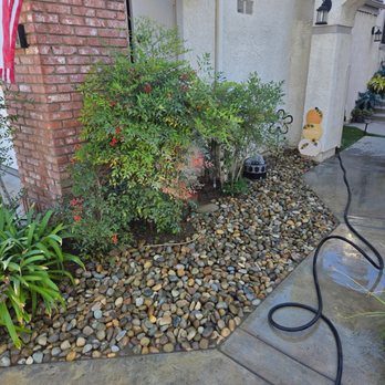 AC Landscaping - Took out the ivy and put in rock - Landscaping Near Me - Santa Clarita, California