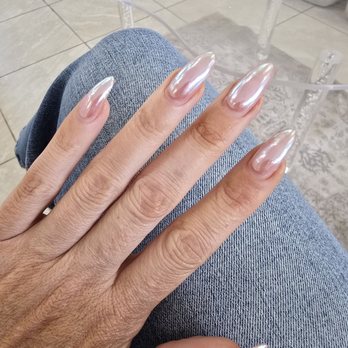 Nails Bar - Kept is simple with chrome. - Nail Salons Near Me - Allen Park, Michigan Nails Bar - Kept is simple with chrome. - Nail Salons Near Me - Allen Park, Michigan