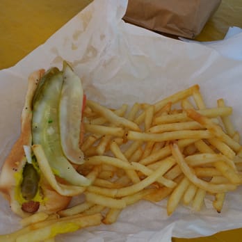 Mickey's Drive-In - Average dog, generic fries - Hot Dogs Near Me - Villa Park, Illinois Mickey's Drive-In - Average dog, generic fries - Hot Dogs Near Me - Villa Park, Illinois