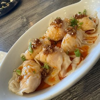 Long's Noodle - Spicy shrimp wontons - Noodles Near Me - Foothill Ranch, California