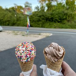 Tropic Frost - These are LARGE cones and the ice cream was not all the way to the bottom!  Rip off!