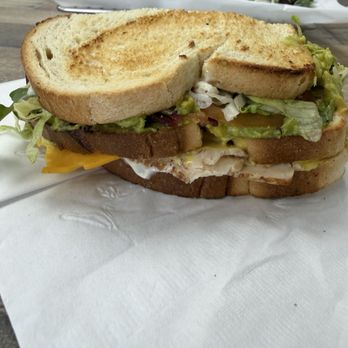 Woods Deli - Club Sandwich (side view) - Sandwiches Near Me - Huntington Park, California