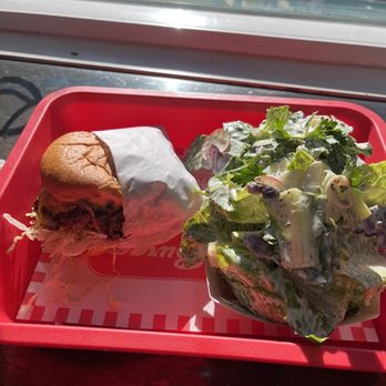 Dang Burger - Single Dang Burger & Salad - Burgers Near Me - Carpinteria, California