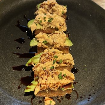 The Kennedy - Appi-Crispy fried rice with crab meat, avocado - Wine Bars Near Me - Knoxville, Tennessee The Kennedy - Appi-Crispy fried rice with crab meat, avocado - Wine Bars Near Me - Knoxville, Tennessee