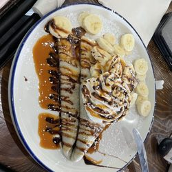 Waffle Stop and Authentic Salvadorean Cafe - Banana crepe