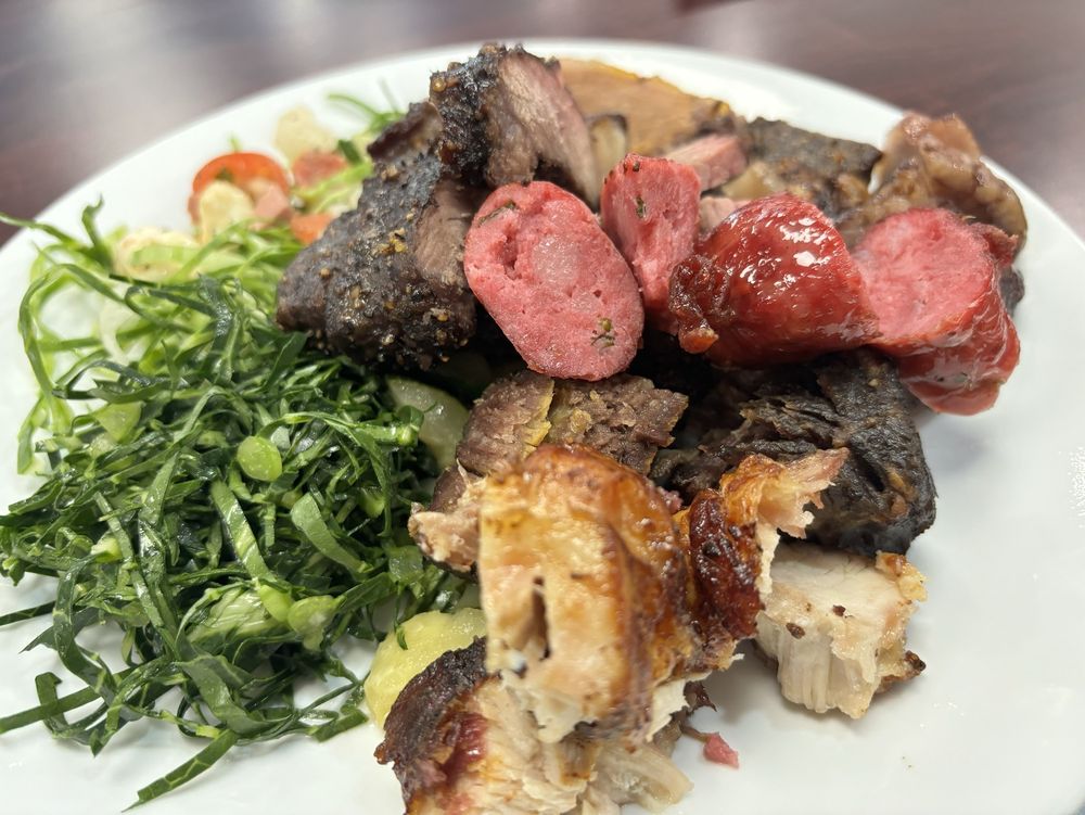 Food from Brazilian Steak Grill