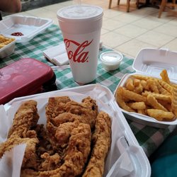 Wingsplus - Chicken tenders and fries