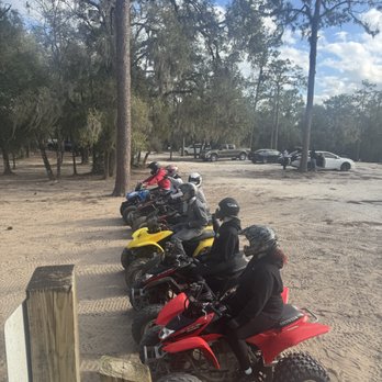 Alpha Atv Rentals - 6 atv hitting the trails ready to go have a blast! - ATV Rentals/Tours Near Me - Brooksville, Florida