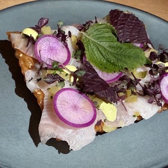 Ethel's Fancy - Kampachi Crudo - New American Near Me - Palo Alto, California Ethel's Fancy - Kampachi Crudo - New American Near Me - Palo Alto, California