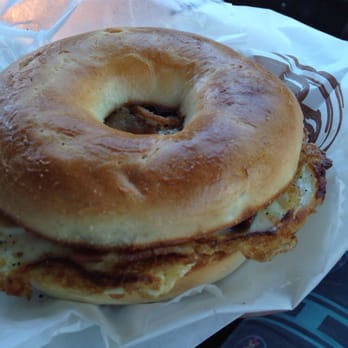 Donut Plus - Delicious bacon egg and cheese bagel sandwiches - Donuts Near Me - Orange, California