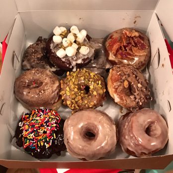 PVDonuts - My loot from the night- very popular at work the next day! - Donuts Near Me - Providence, Rhode Island