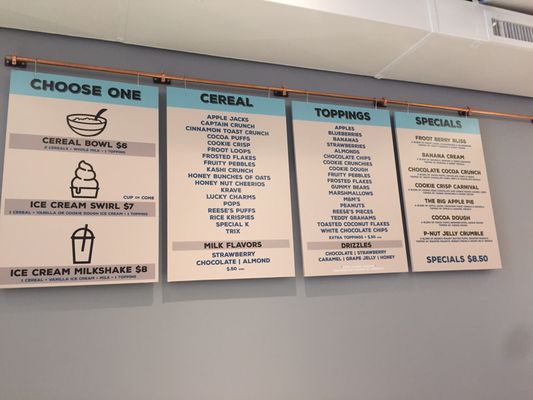 Milk & Cream Cereal Bar by null