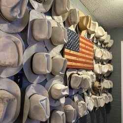 Dark Skies Tavern - Cowboy hat wall