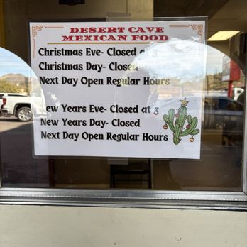 Desert Cave - Special hours - Mexican Near Me - Cave Creek, Arizona
