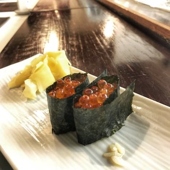 Sushi You - Ikura. It's marinated in some kind of magic sauce. - Sushi Bars Near Me - Honolulu, Hawaii Sushi You - Ikura. It's marinated in some kind of magic sauce. - Sushi Bars Near Me - Honolulu, Hawaii