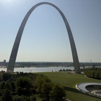 Gateway Arch - View from my hotel room at the Hyatt Regency Hotel. - Landmarks & Historical Buildings Near Me - St. Louis, Missouri Gateway Arch - View from my hotel room at the Hyatt Regency Hotel. - Landmarks & Historical Buildings Near Me - St. Louis, Missouri
