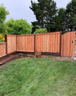 Wood Fence & Gate - Family owned and operated 35+ years combined experience call (707)779-2573 for your free at
home Estimate Wood Fence & Gate - Family owned and operated 35+ years combined experience call (707)779-2573 for your free at
home Estimate