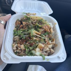 Mercados Guadalajara - Chicken tacos with hot salsa!