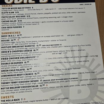 Odie B's Sunnyside - Carnivore menu - Coffee & Tea Near Me - Denver, Colorado Odie B's Sunnyside - Carnivore menu - Coffee & Tea Near Me - Denver, Colorado