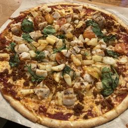 Build Your Own Half 11-inch Pizza. Gluten free crust