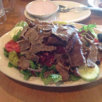 Olympic Taverna - Greek Salad with Gyro Meat - Greek Near Me - Palm City, Florida Olympic Taverna - Greek Salad with Gyro Meat - Greek Near Me - Palm City, Florida