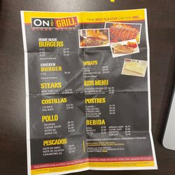 On the Grill - Menu