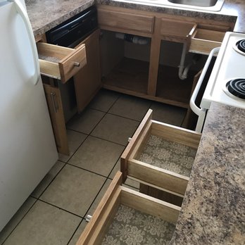 Boca Winds - Tiny kitchen. Dishwasher doesn't open unless cupboards are closed. No garbage disposal. - Apartments Near Me - Boca Raton, Florida Boca Winds - Tiny kitchen. Dishwasher doesn't open unless cupboards are closed. No garbage disposal. - Apartments Near Me - Boca Raton, Florida