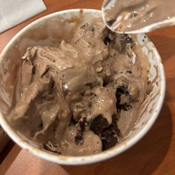 Cold Stone Creamery - German chocolate cake creation (Chocolate ice cream with coconut, brownie bits, caramel) - Ice Cream & Frozen Yogurt Near Me - Columbia, South Carolina Cold Stone Creamery - German chocolate cake creation (Chocolate ice cream with coconut, brownie bits, caramel) - Ice Cream & Frozen Yogurt Near Me - Columbia, South Carolina