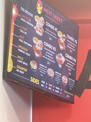 Menu photo 3 Angry Chickz Temecula, CA