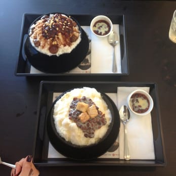 Anko - Milk & chestnut shaved ice!!  So good!! - Desserts Near Me - Los Angeles, California